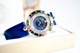 Đồng hồ Versace VE7900220 Eon Silver Dial Royal Blue leather ladies watch