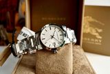 Đồng hồ Burberry nam nữ Burberry BU9037 The City Swiss Stainless Sliver unisex size 38mm