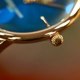 Frederique Constant FC-312NS4S4 slimline open heart blue dial