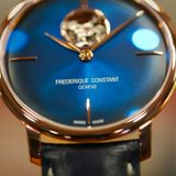 Frederique Constant FC-312NS4S4 slimline open heart blue dial