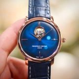 Frederique Constant FC-312NS4S4 slimline open heart blue dial