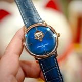 Frederique Constant FC-312NS4S4 slimline open heart blue dial