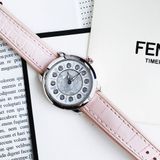 Đồng hồ nữ Fendi IShine Topaz Pink Leather 38 mm Watch F132034571T01