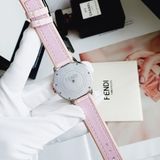 Đồng hồ nữ Fendi IShine Topaz Pink Leather 38 mm Watch F132034571T01