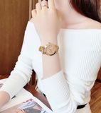 Đồng hồ Versace Vanity Leather Strap Ladies Watch  P5Q80D999 S999