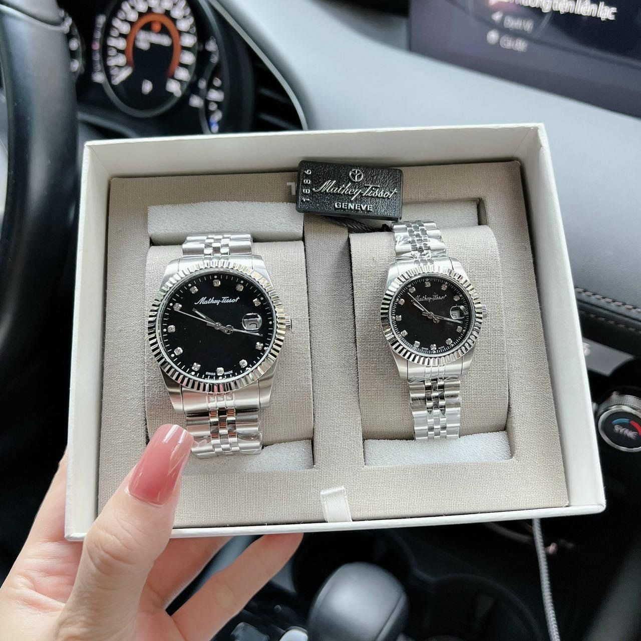 Đồng Hồ Cặp Đôi Mathey Tissot H710An Và D810An Couple Watch – Acauthentic