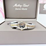 Đồng hồ Mathey-Tissot Mathey II Quartz Crystal Black Dial Ladies Watch D710BN 26mm