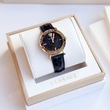 Đồng hồ Versace Greca Glass VEU300221 - dây da đen