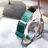 ĐỒNG HỒ NAM MATHEY TISSOT H411AV URBAN QUARTZ GREEN DIAL DÂY DA