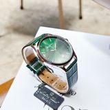 ĐỒNG HỒ NAM MATHEY TISSOT H411AV URBAN QUARTZ GREEN DIAL DÂY DA