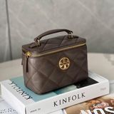 Túi xách Tory Burch Willa Mini Vanity Bag Volcanic Stone