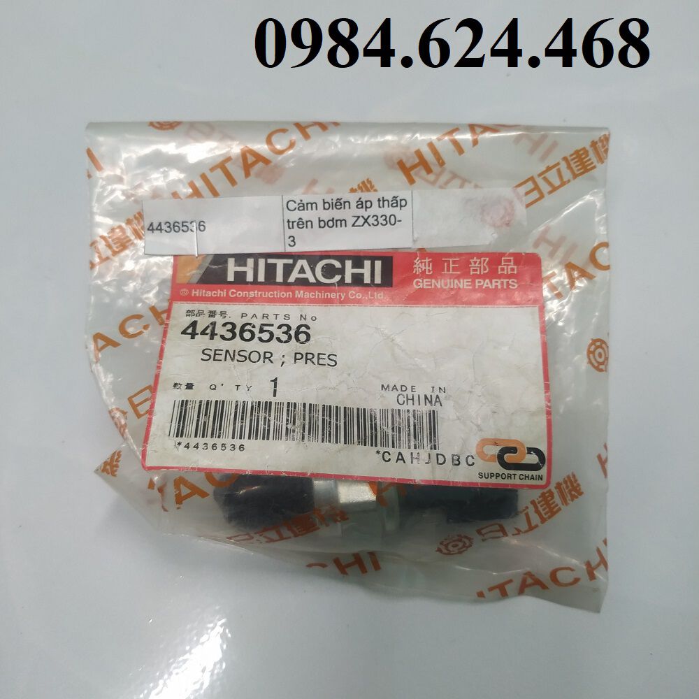 Hitachi ZX-3 Cảm biến áp thấp trên bơm cho xe đào 