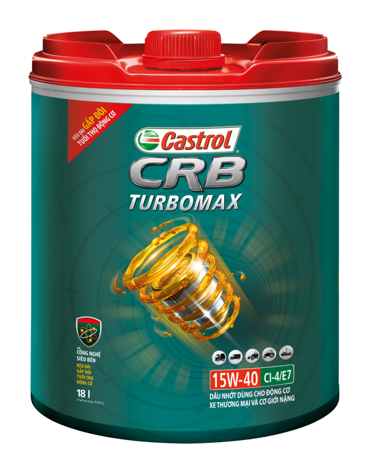 CASTROL CRB TURBOMAX 15W-40 CI-4/E7 Dầu động cơ