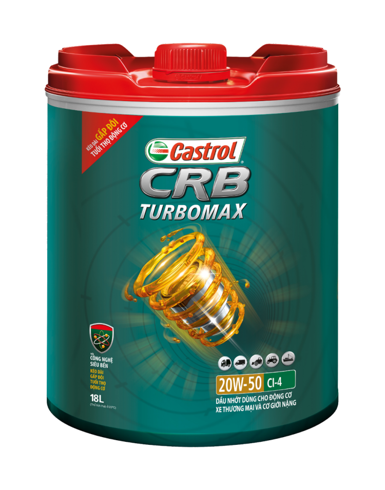 CASTROL CRB TURBOMAX 20W-50 CI-4 Dầu động cơ
