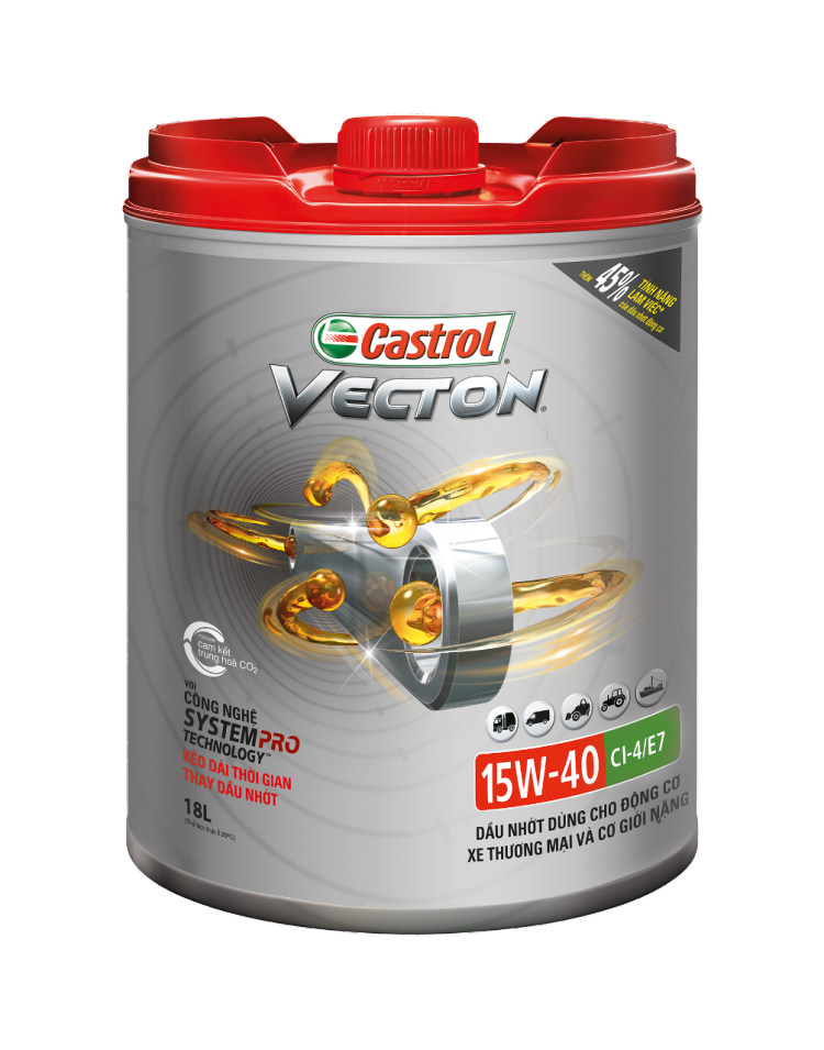 CASTROL VECTON 15W-40 CI-4/E7 Dầu động cơ