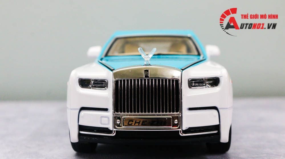  Mô hình xe Rolls Royce Phantom Trần Xe Bầu Trời Sao full open 1:24 Chezhi OT408 