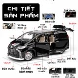  Mô hình xe Toyota Alphard full open âm thanh - đèn tỉ lệ 1:18 Chezhi OT375 