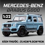  Mô hình xe Mercedes Benz Brabus G800 full open bầu trời sao 1:22 Alloy Model OT435 