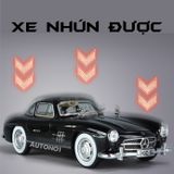  Mô hình xe Mercedes-Benz 300 SL full open có đèn có âm thanh đánh lái được tỉ lệ 1:24 Jinlifang OT433 