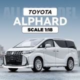 Mô hình xe Toyota Alphard full open âm thanh - đèn tỉ lệ 1:18 Chezhi OT375 