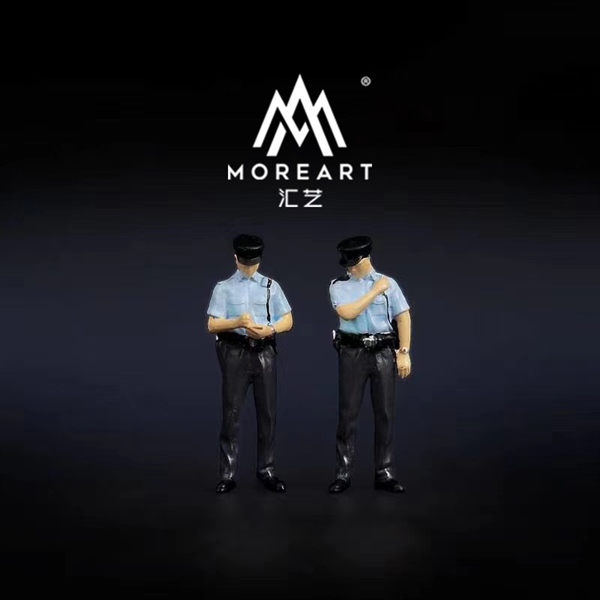  Mô hình nhân vật 2 figure cảnh sát - police tỉ lệ 1:64 Modern Art 