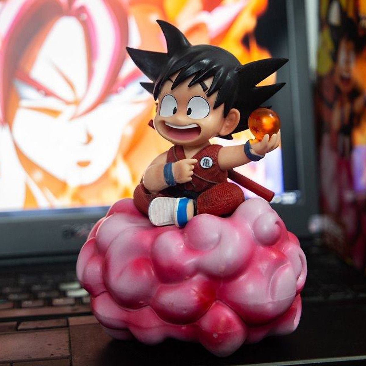  Mô hình nhân vật Dragonball Goku Cưỡi Mây 19cm FG139 