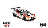  Mô hình xe BMW M4 GT3 Paul Miller Racing IMSA 2023 Sebring 12 Hrs. GTD Winner tỉ lệ 1:64 MiniGT MGT00640-CH 