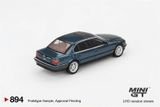  Mô hình xe BMW 750IL Sorrento Blue Metallic tỉ lệ 1:64 MiniGT MGT00894-CH 