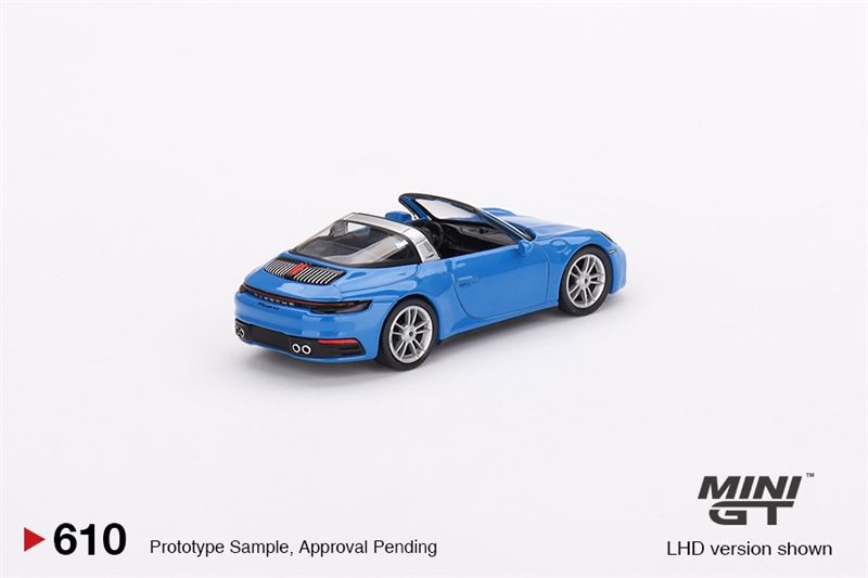  Mô hình xe Porsche 911 Targa 4S Shark Blue card tỉ lệ 1:64 MiniGT MGT00610-MJ 