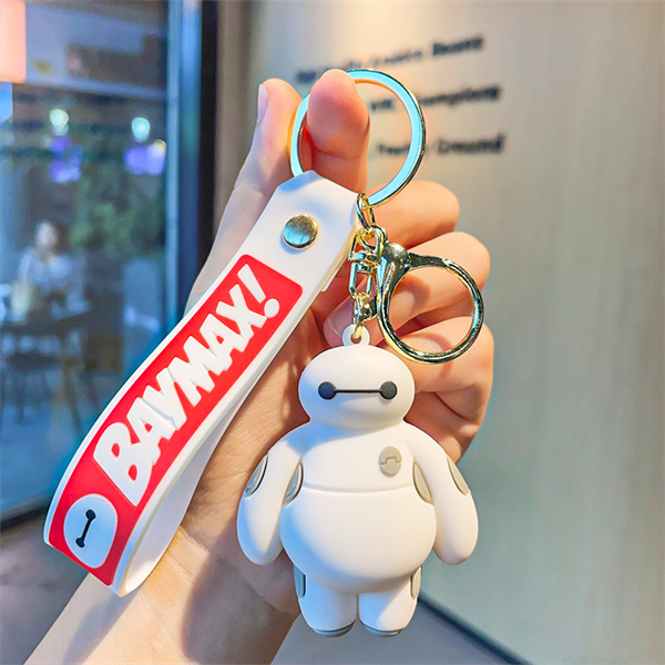  Móc khóa nhựa dẻo - silicon Big Hero 6 Baymax MK033 