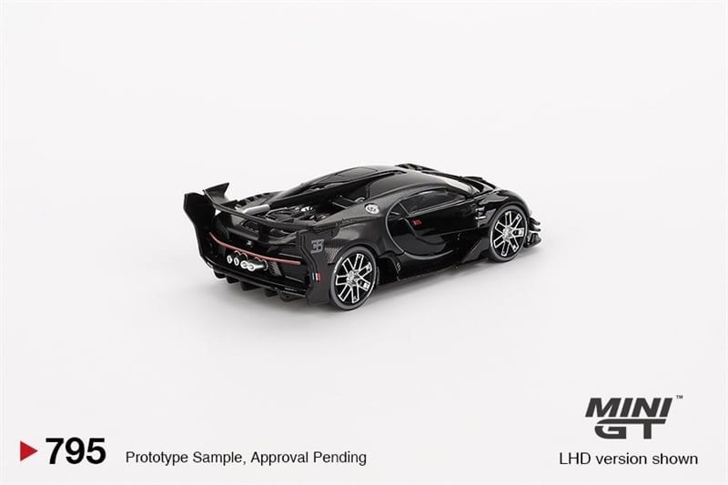  Mô hình xe Bugatti Vision Gran Turismo Black tỉ lệ 1:64 MiniGT MGT00795-CH 