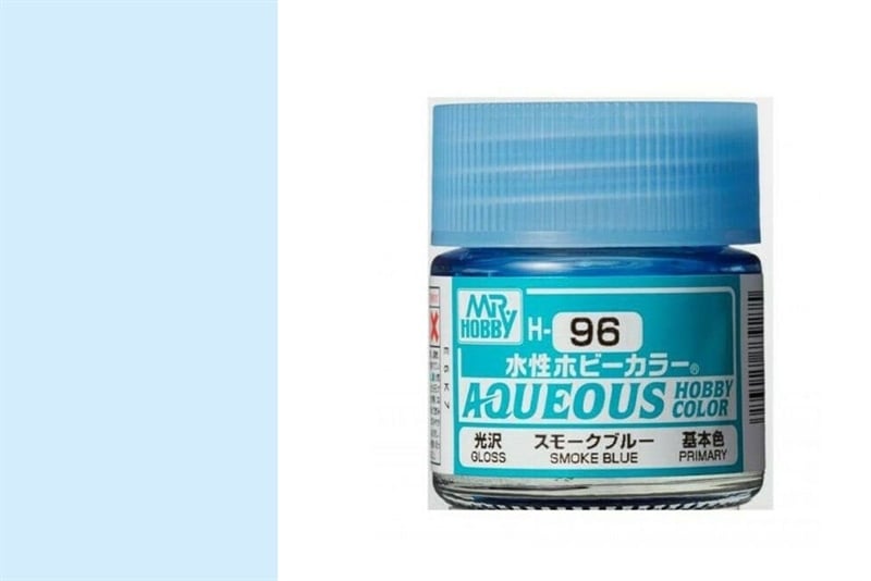  Acrylic H96 Smoke Blue sơn mô hình màu xanh biển khói 10ml Mr.Hobby H96 