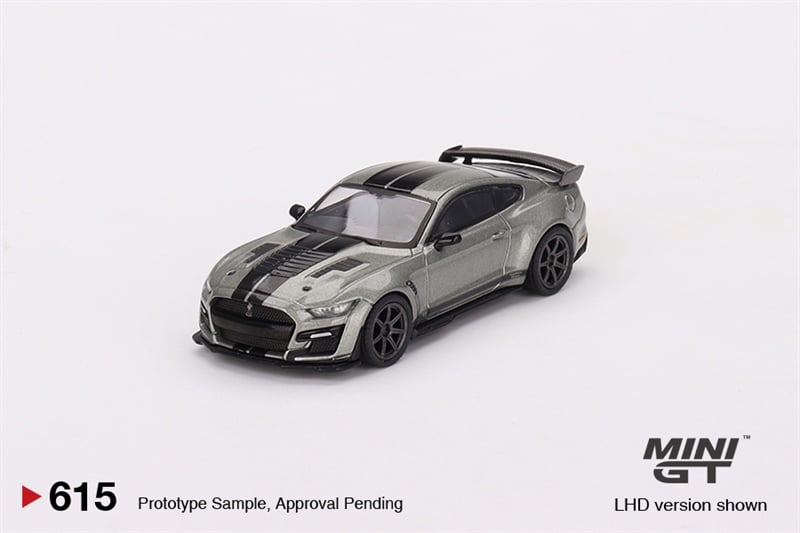  Mô hình xe Ford Shelby GT500 SE Widebody Pepper Gray Metallic tỉ lệ 1:64 MiniGT 