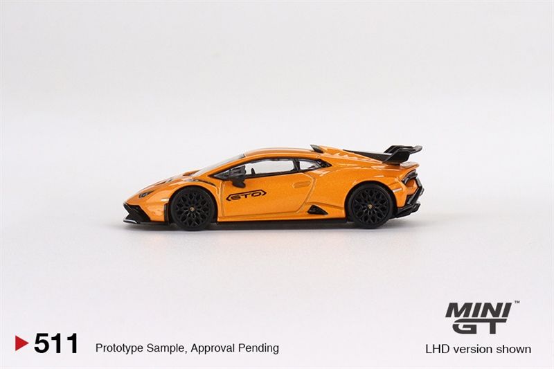  Mô hình xe Lamborghini Huracán STO Arancio Borealis tỉ lệ 1:64 MiniGT MGT00511 