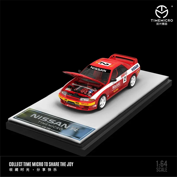  Mô hình xe Nissan GTR R32 BATHURST 1991-1992 #2 tỉ lệ 1:64 Time Micro TM644115 