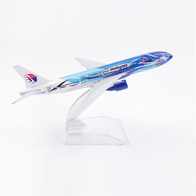 Mô hình máy bay Malaysia Heliconia Boeing B777-2H6 16cm MB16065