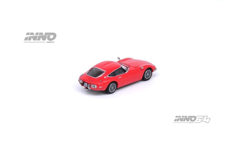  Mô hình xe Toyota 2000GT Solar red tỉ lệ 1:64 INNO64 MODELS 