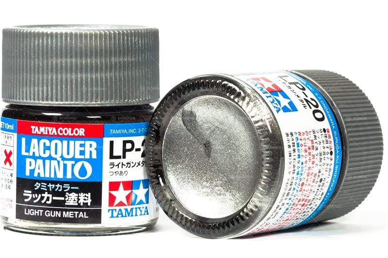  Lacquer lp20 Light gun metal sơn mô hình màu xám xanh sáng 10ml Tamiya 82120 