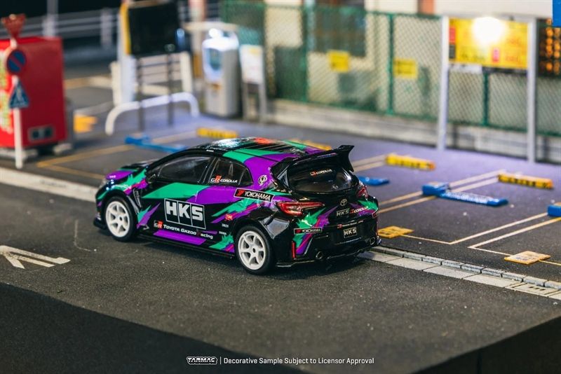  Mô hình xe HKS Toyota GR Corolla tỉ lệ 1:64 Tarmac Works T64G-066-HKS 