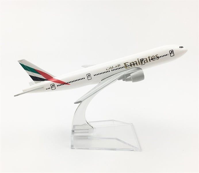  Mô hình máy bay Emirates Boeing B777 16cm MB16060 