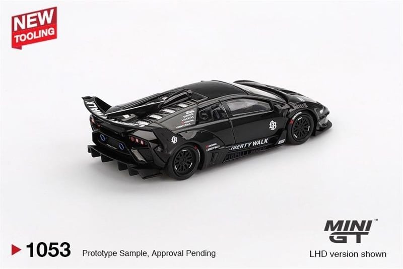  Mô hình xe Lamborghini LB-Silhouette WORKS MURCIELAGO GT Evo Black bản card tỉ lệ 1:64 MiniGT MGT01053 NO CHASE 