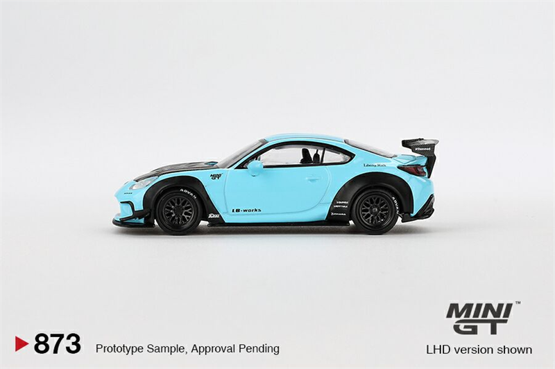  Mô hình xe Toyota GR86 LB Nation Baby Blue tỉ lệ 1:64 MiniGT bản card MGT00873 