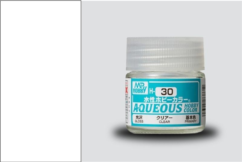  Acrylic H30 clear sơn mô hình phủ thường 10ml Mr.Hobby H30 