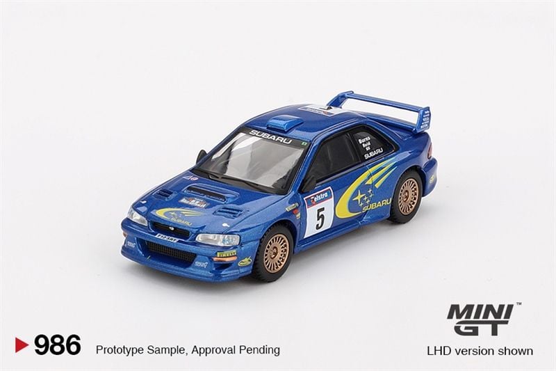  Mô hình xe Subaru Impreza WRC99 1999 Rally Australia Winner #5 Australia Exclusive tỉ lệ 1:64 MiniGT MGT00986 