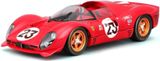  Mô hình xe Ferrari Daytona 330 P4 racing #23 - full kính - mở được 2 cửa tỉ lệ 1:24 Bburago 18-26310 OT24058 