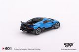  Mô hình xe Bugatti Divo Blue 2022 bản card tỉ lệ 1:64 MiniGT 