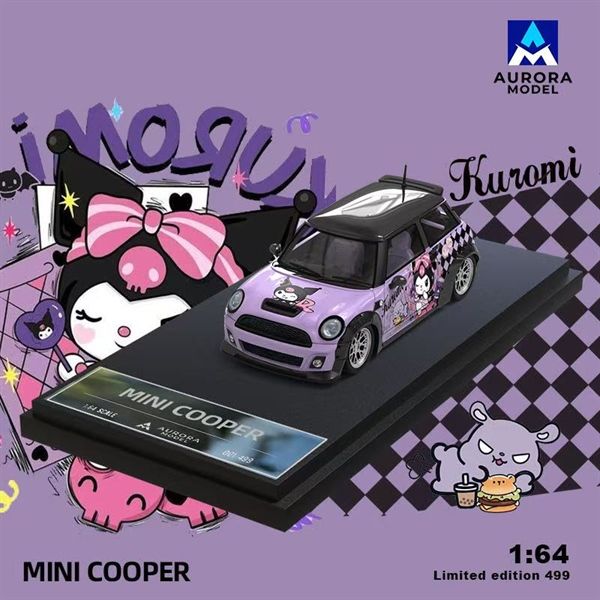  Mô hình xe BMW Mini Cooper Coulombe-Bike tỉ lệ 1:64 AURORA MODEL AM643640 