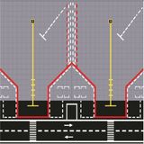  Diorama airport mô hình đường băng bãi đáp cho máy bay 16cm DR026 