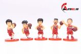  Mô hình nhân vật set 5 con Slam Dunks đỏ không hộp 7.5cm FG257 