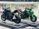  Mô hình xe mô tô Kawasaki Ninja Z1000 có ben nâng tỉ lệ 1:12 Jiaye model MT12015 